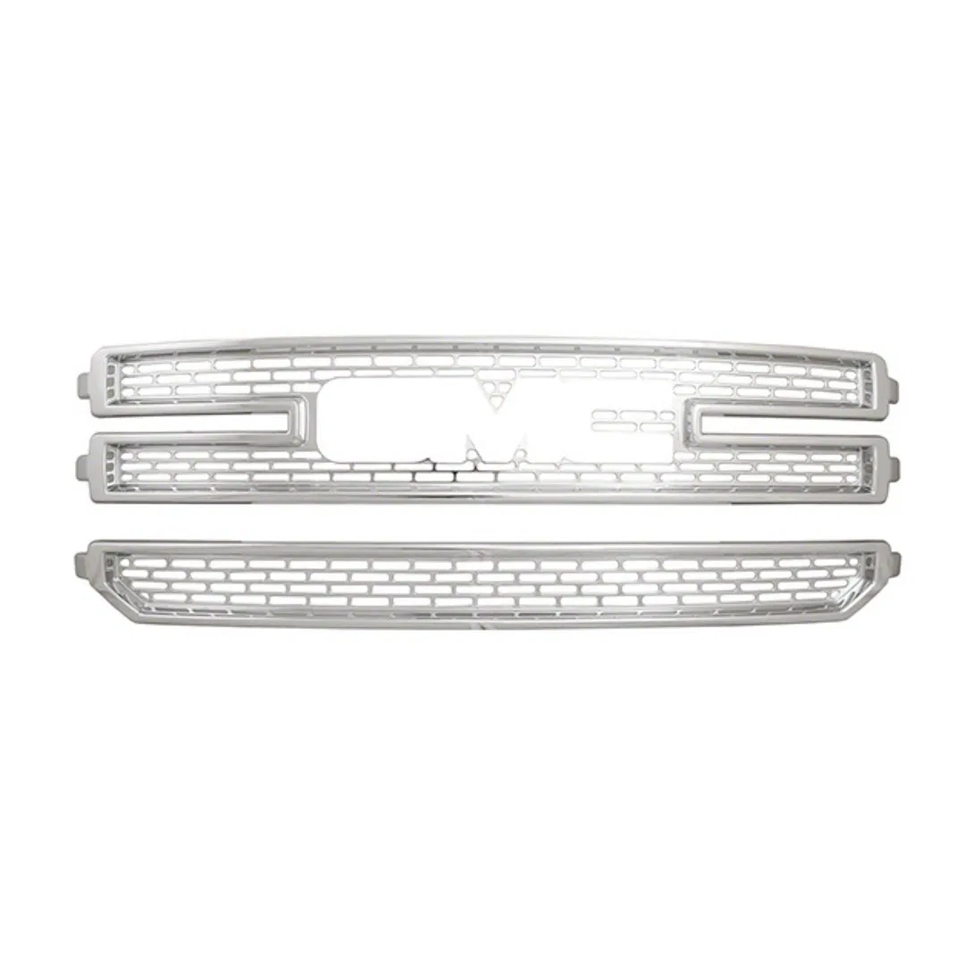 IWCGI141 – COAST2COAST Grille Insert, Overlay Mesh Style 2 Piece With Emblem Cutout Chrome Plated ABS Plastic
